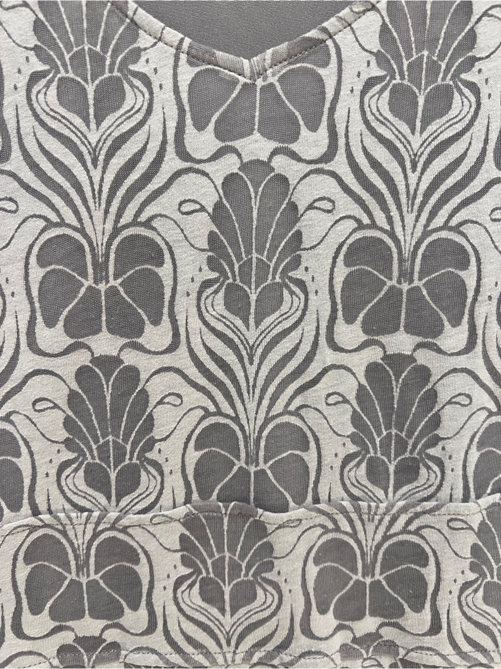 Merrell Gray Floral-Pattern Dress - Picture 5 of 8